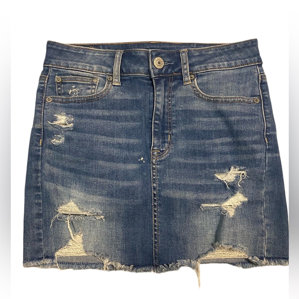 American Eagle Outfitters Jean Mini Skirt
